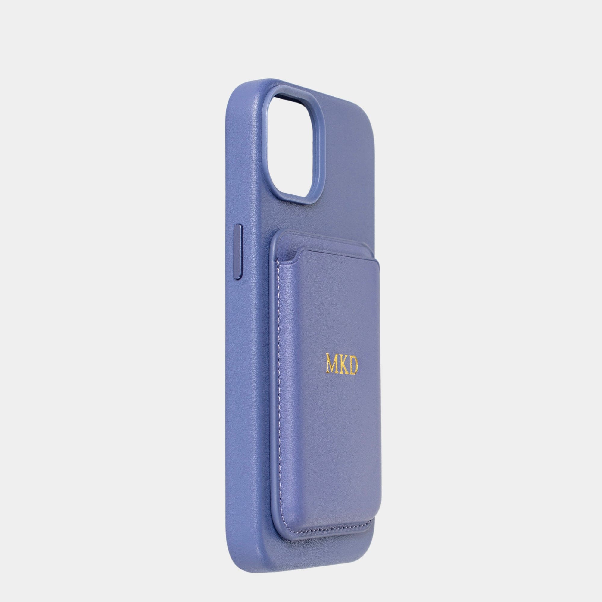 Light Blue MagSafe Personalized Card Holder