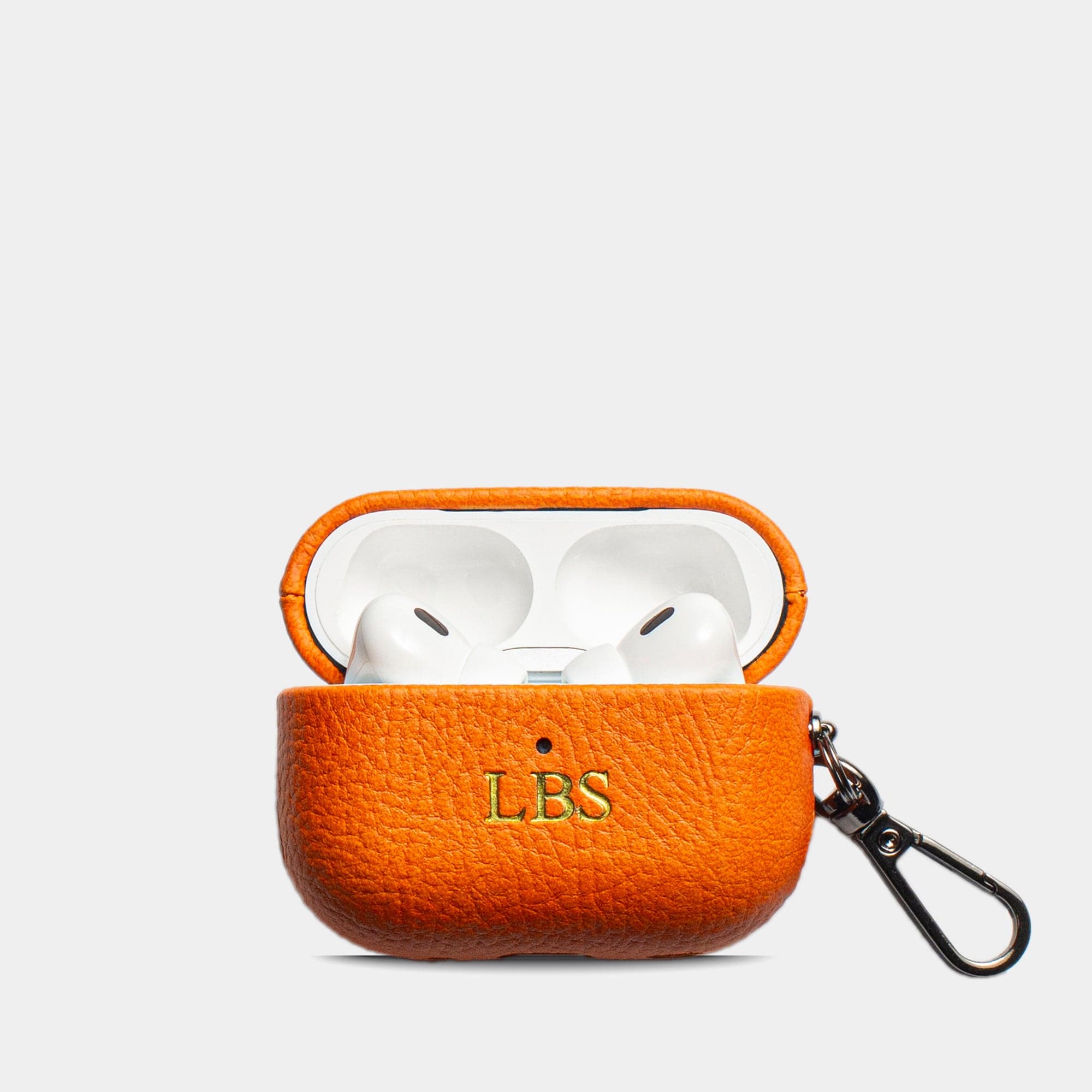 Orange AirPods Personalized Case