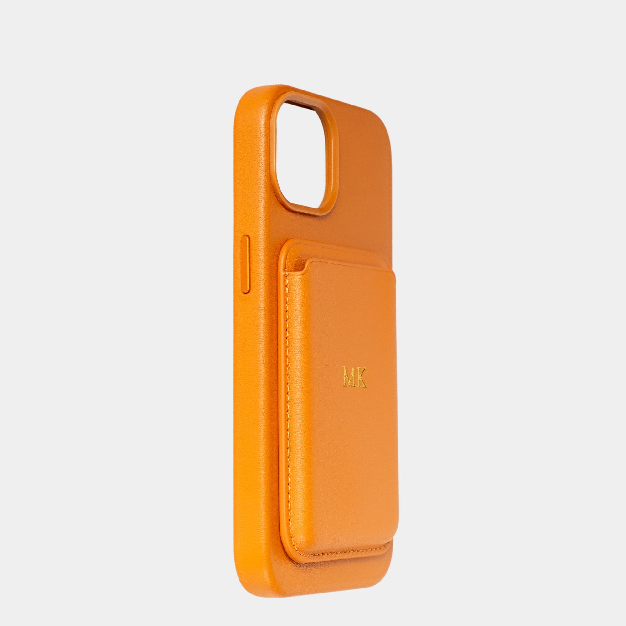 Orange MagSafe Personalized Card Holder