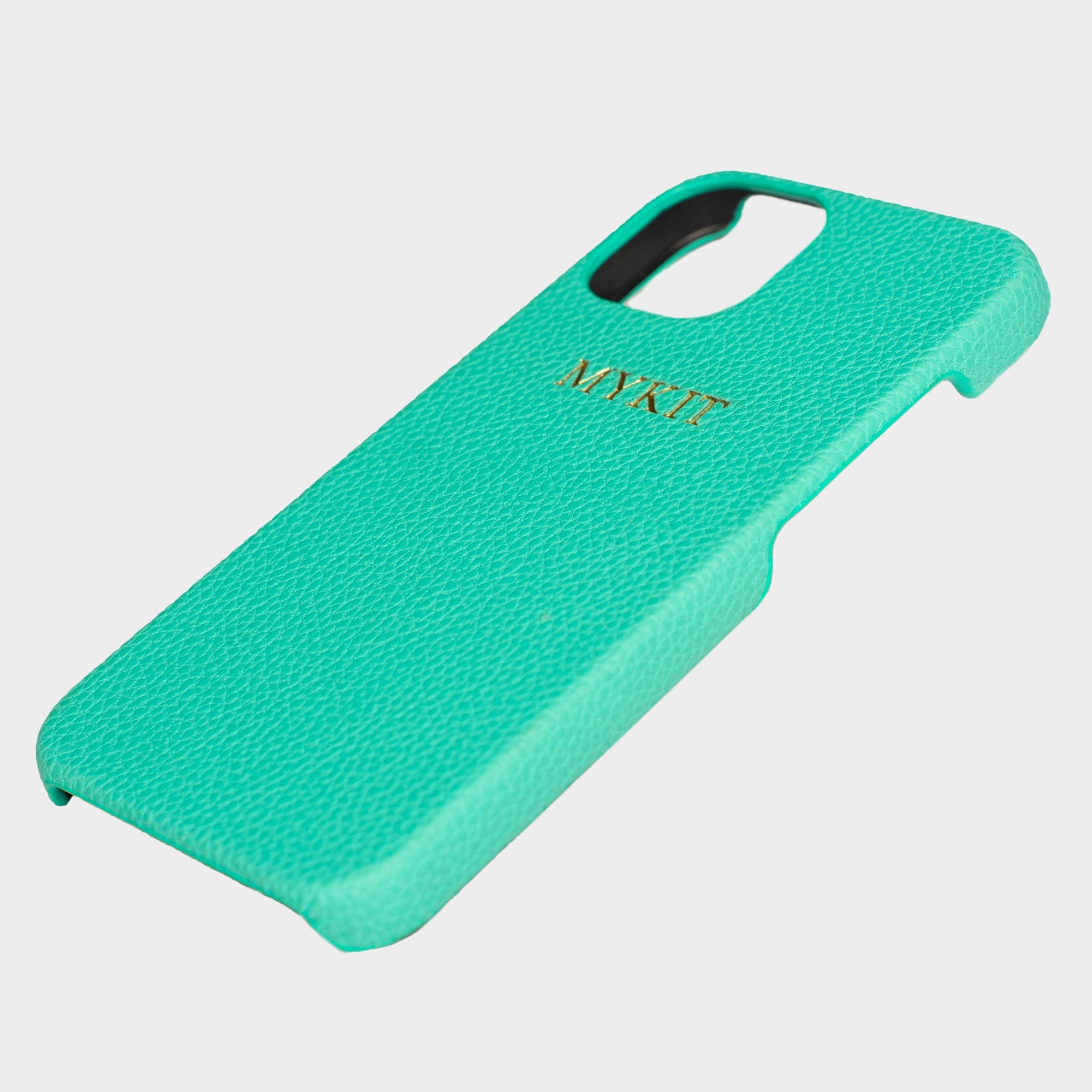 Teal Pebble Texture Personalized Snap Case